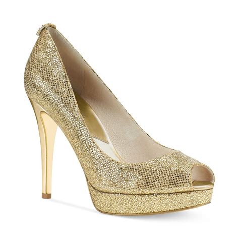 michael kors high heel gold|michael kors heels nordstrom.